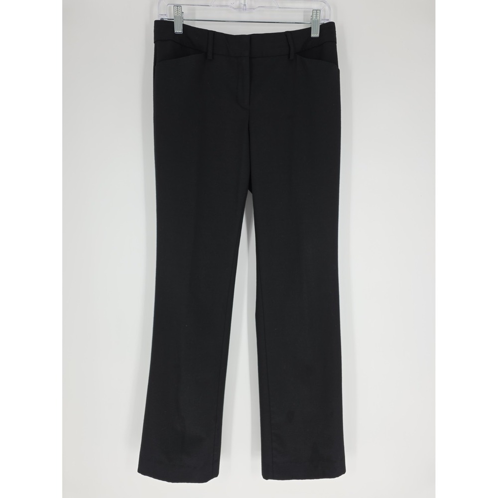 Women's Vintage Y2K Express Editor Dress Pants Size 4 Low Rise Black
